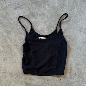 Urban Outfitters Black Ribbed Camisole